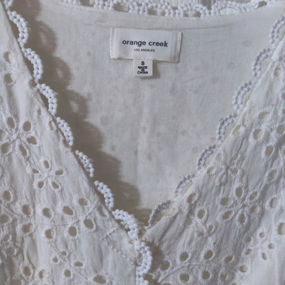 ✨SOLD✨Orange Creek eyelet dress - Picture 3 of 11